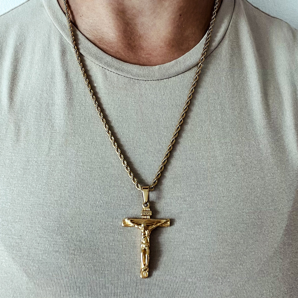 Resurrection Cross Necklace Saint Jewelry - Main Image