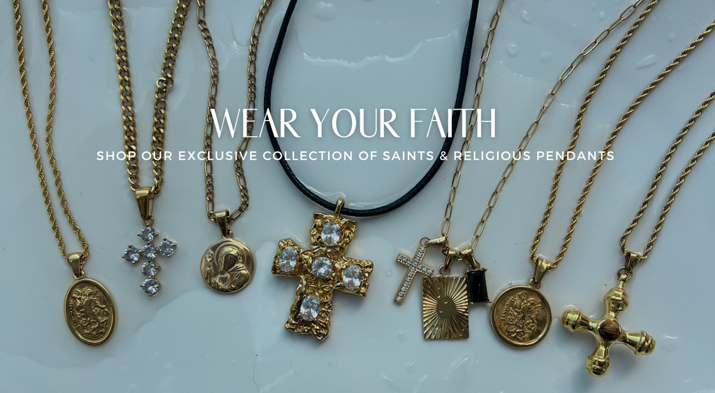 Holy Cross Necklace | Saint Jewelry