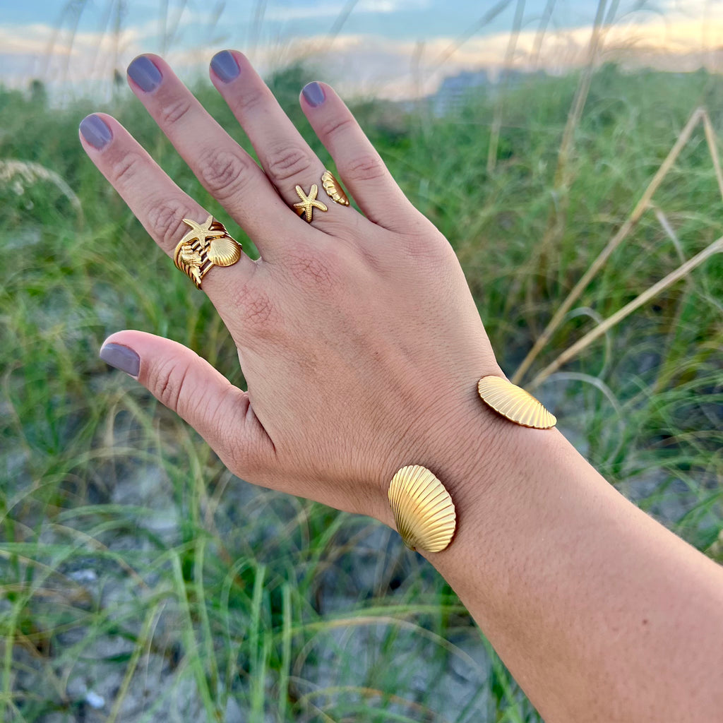 Cythera Shell and Starfish Ring