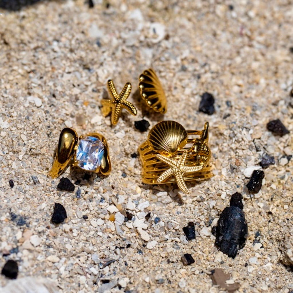 Cythera Shell and Starfish Ring