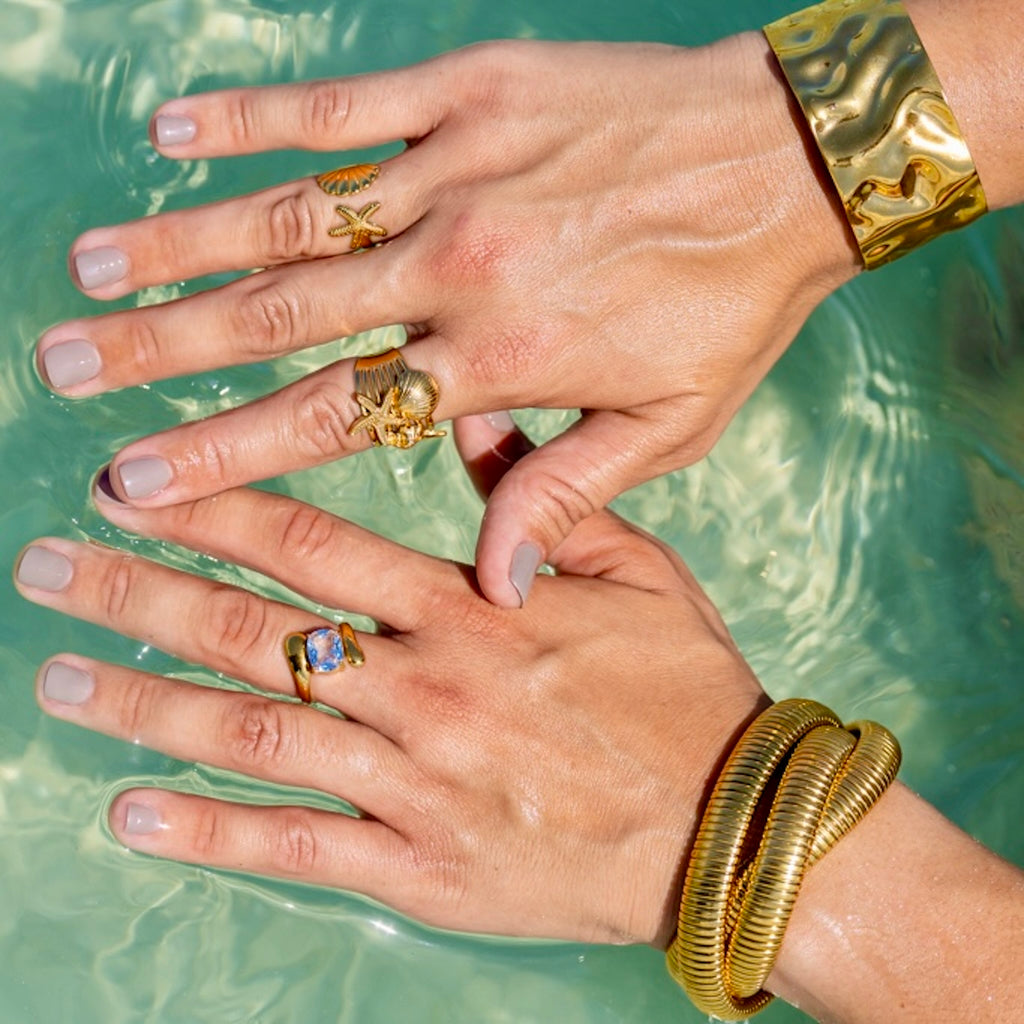 Cythera Shell and Starfish Ring