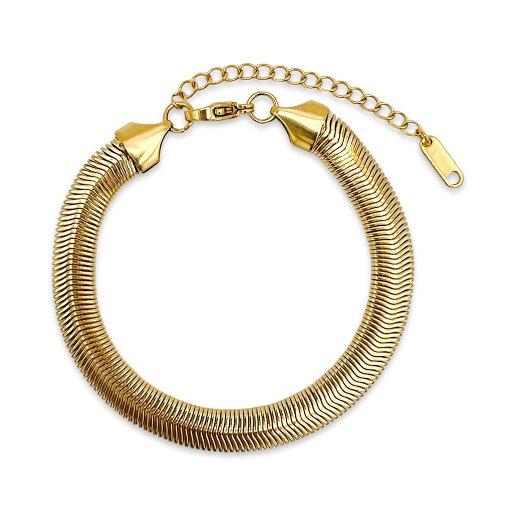 Shiloh Herringbone Bracelet (8MM)